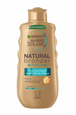 Garnier Ambre Solaire Natural Bronzer Self-Tan Lotion For Normal Skin Medium 175 Ml