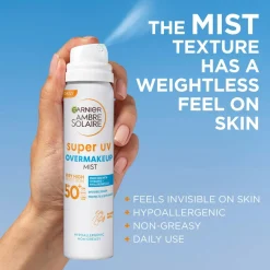 Garnier Ambre Solaire Super UV Sun Protection SPF50 For Normal Skin 75Ml