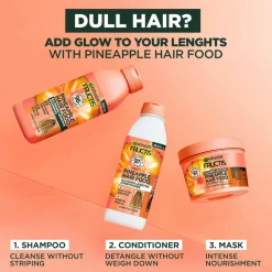 Garnier Fructis Hair Food Pineapple Hair Mask For Dull Hair 400 Ml