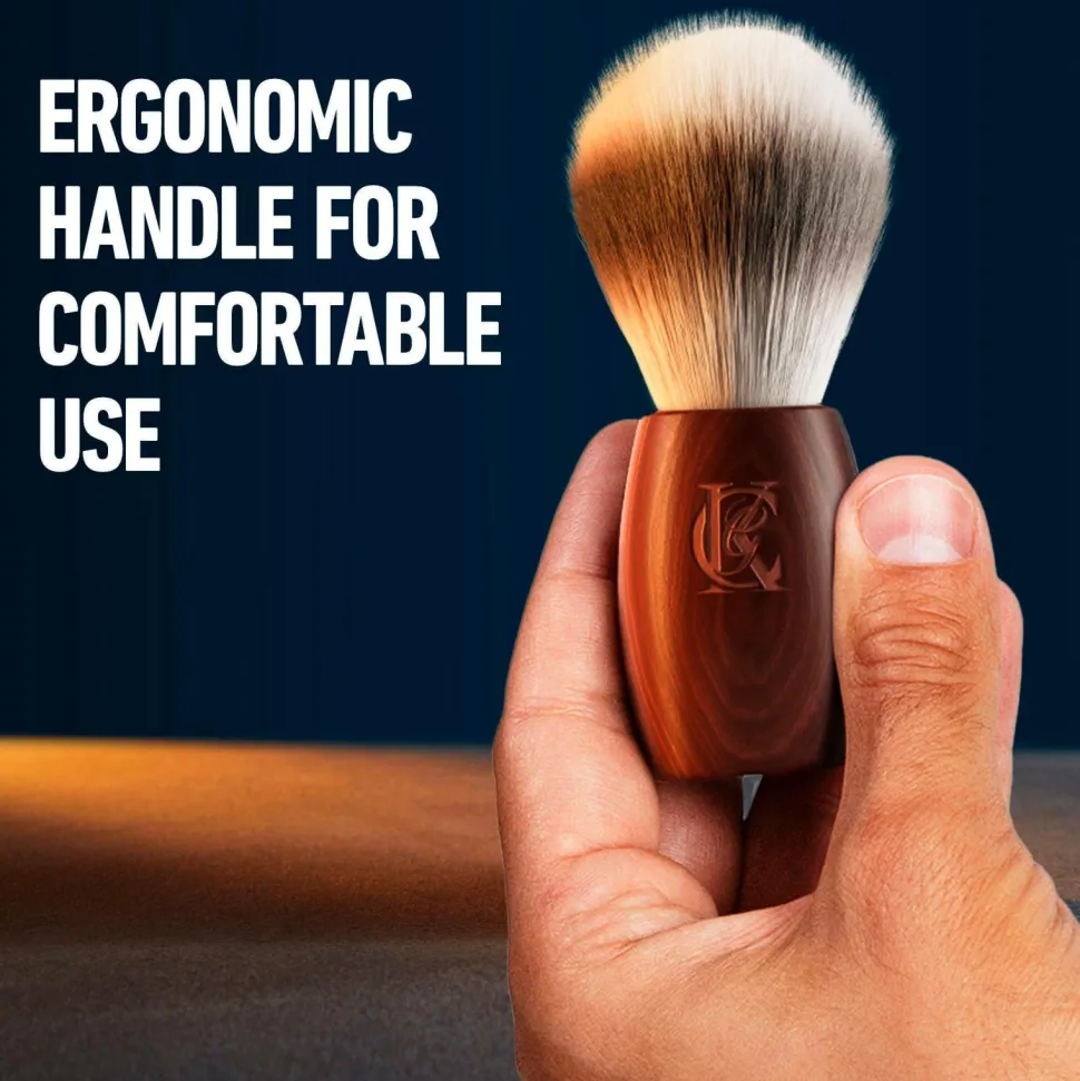 Gillette Barberkost med træhåndtag