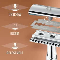 Gillette Dobbeltsidet sikkerhedsbarberblad - 10 stk.