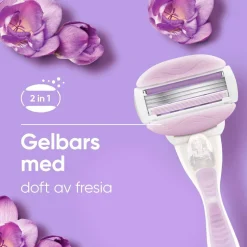 Gillette Udjævningsplan Comfortglide Breeze + 2 barberblade