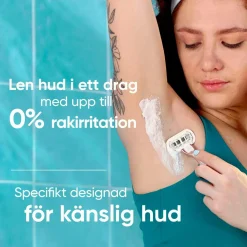 Gillette Udjævningsplan Pro Smooth Sensitive + 1 barberblad