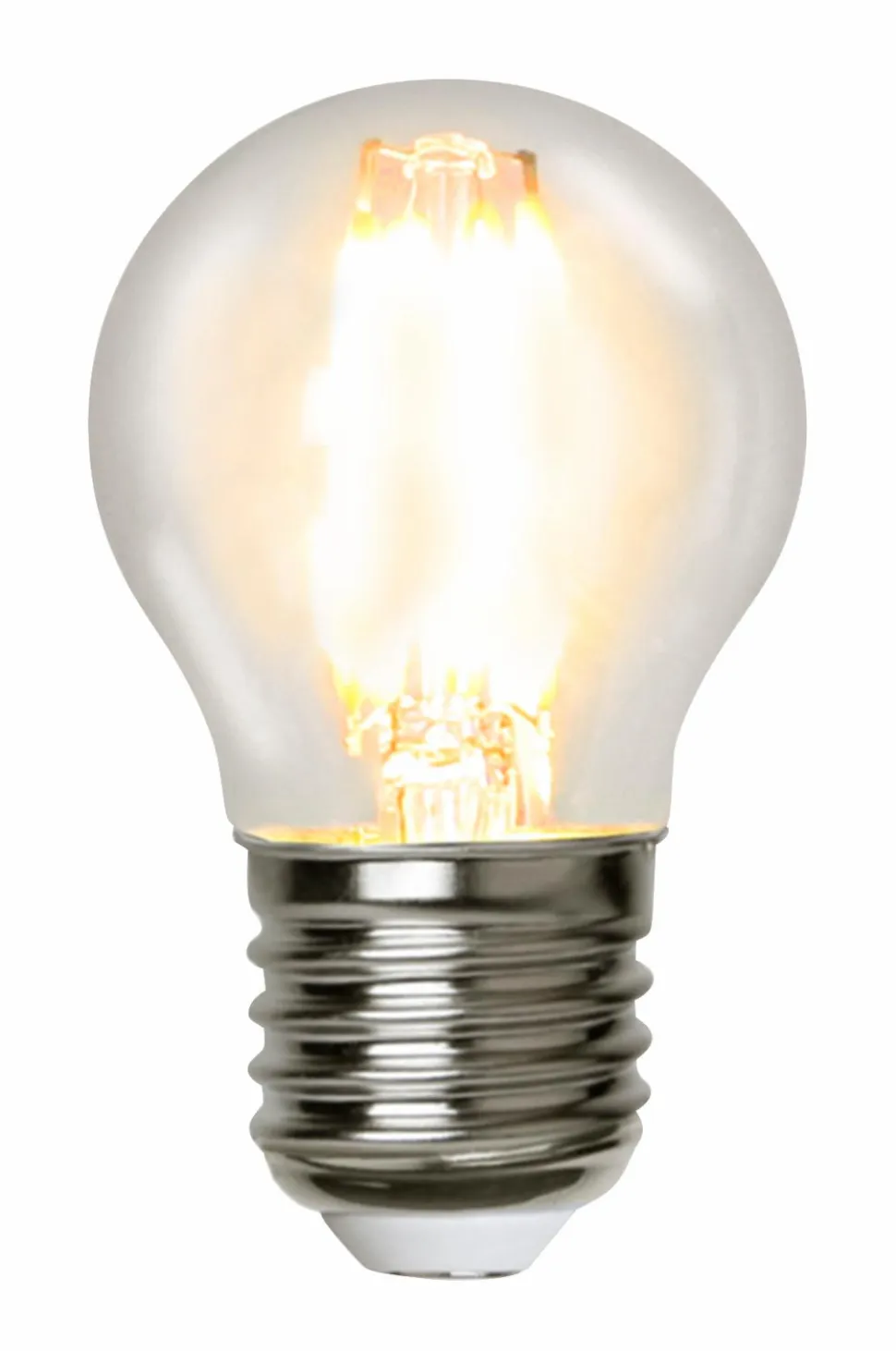 Globen Lighting Ljuskälla E27 LED Filament Glob Klar 45 mm, 4,2W