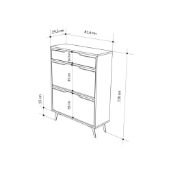 Hanah Home Skoskab Chara