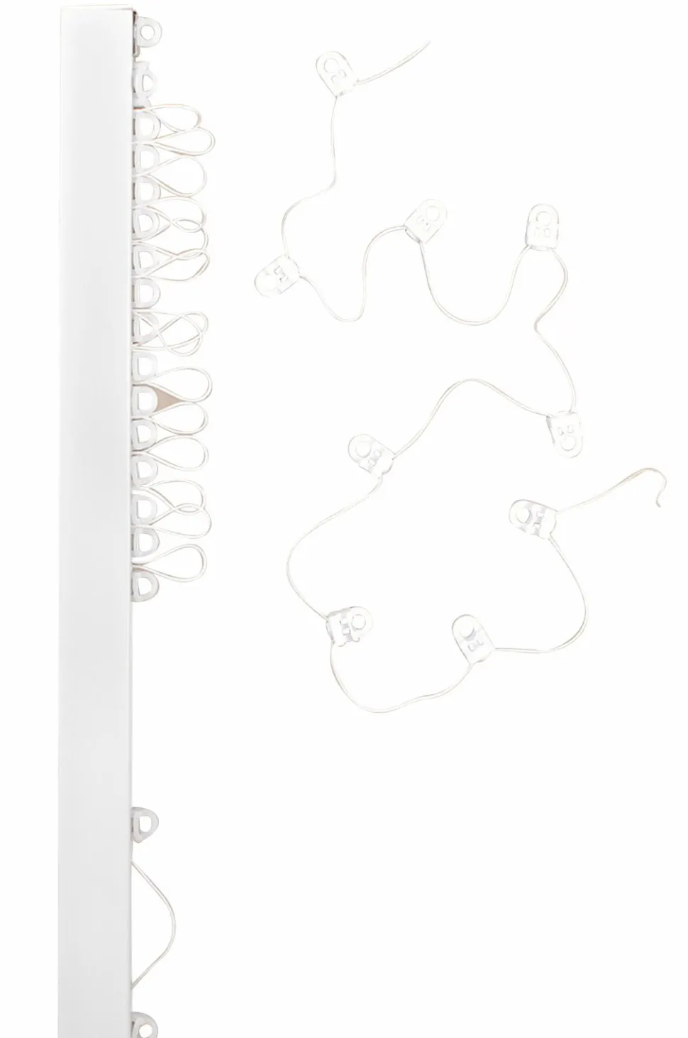 Hasta Gardinskinne Alex Wave 150 cm