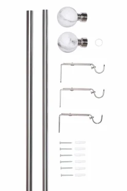 Hasta Gardinstangssæt Ofelia 110-200 cm