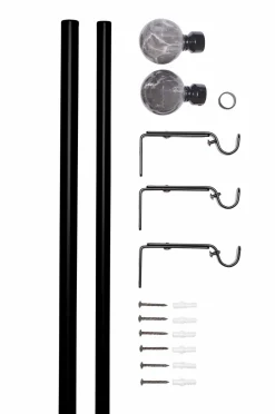 Hasta Gardinstangssæt Ofelia 110-200 cm