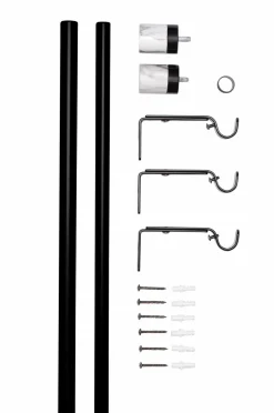 Hasta Gardinstangssæt Anna 110-200 cm