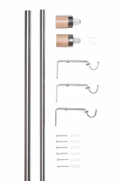 Hasta Gardinstangssæt Astrid 110-200 cm