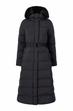 Áhkká Dunfrakke Gold Long Down Coat Matte