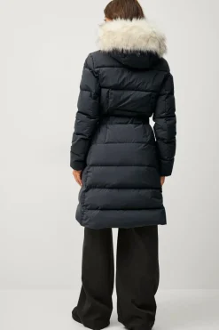 Áhkká Dunfrakke Gold Mid Down Coat Matte