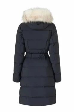 Áhkká Dunfrakke Gold Mid Down Coat Matte