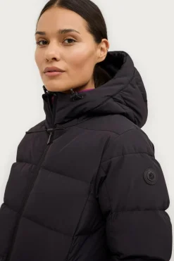 Áhkká Dunfrakke med hætte