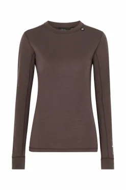 Áhkká Langærmet undertrøje Merino Wool LS Tee W