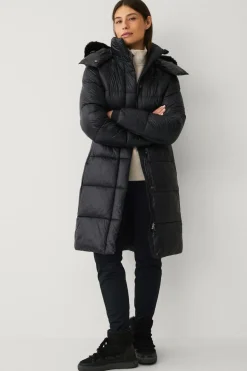 Áhkká Parka Gold Shiny Parka w Detachable Hood