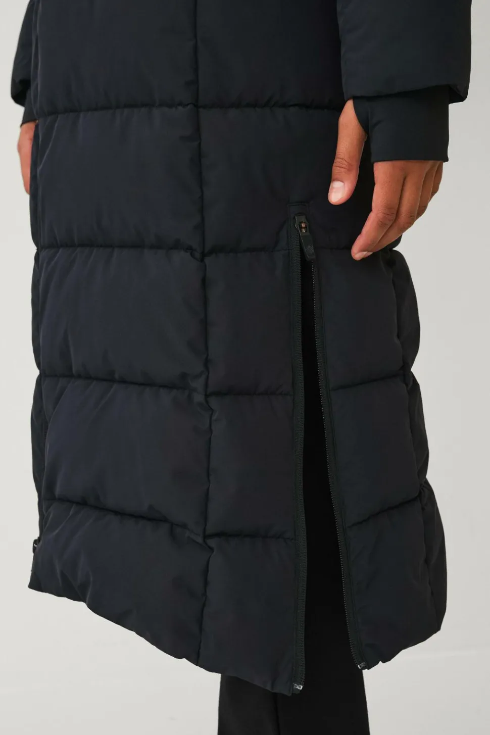 Áhkká Parkacoat Long Padded Parka W Hood Jr
