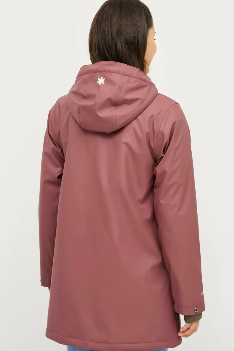 Áhkká Regnparkacoat med plysfor