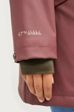 Áhkká Regnparkacoat med plysfor