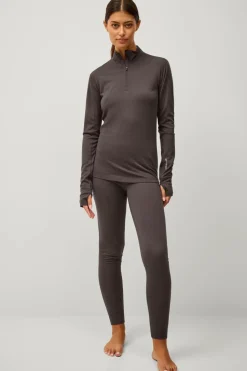 Áhkká Termisk top Merino Wool LS Halfzip W