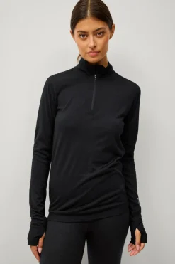 Áhkká Termisk top Merino Wool LS Halfzip W
