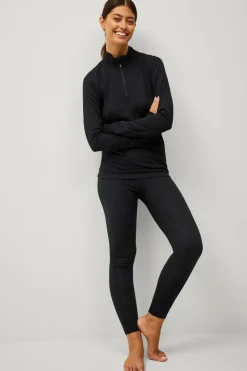Áhkká Termisk top Merino Wool LS Halfzip W