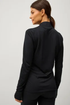 Áhkká Termisk top Merino Wool LS Halfzip W