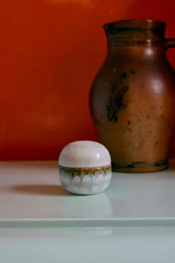 HKliving 70'er-keramik: sukkerskål, Petal