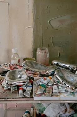 HKliving Glasskulptur krom, No. 4