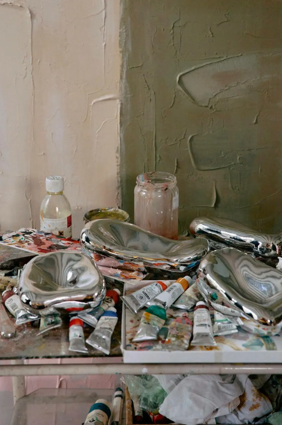 HKliving Glasskulptur krom, No. 4