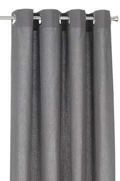 &Home Gardin med ringe i halvpanama 2-pak