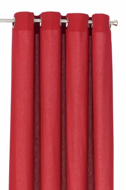 &Home Gardin med ringe i halvpanama 2-pak