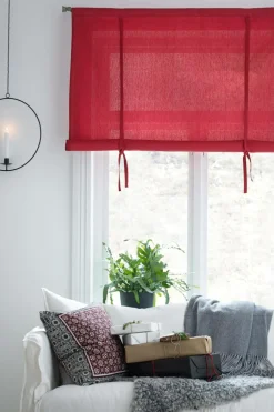 &Home Roll up-gardin af halvpanama