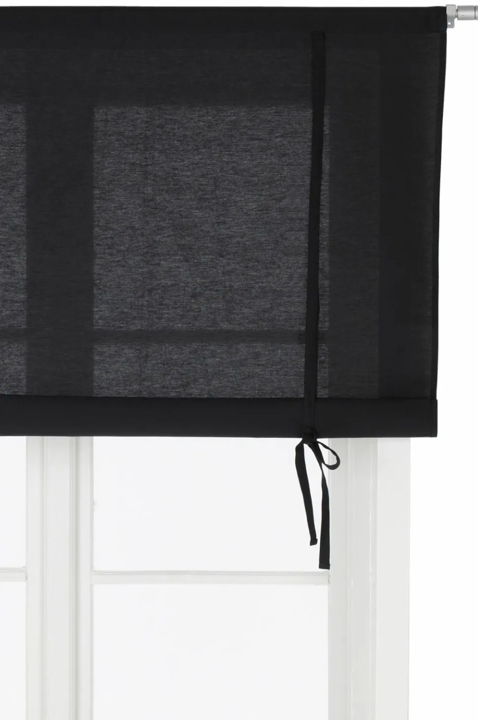 &Home Roll up-gardin af halvpanama