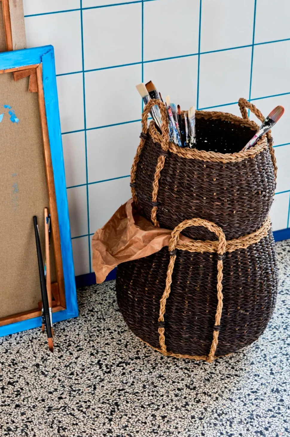 House Doctor Opbevaringskurve, Hdrangi, 30 cm 2-p