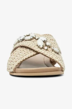 INUIKII Sandaler Woven Crossed Stones