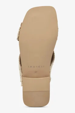 INUIKII Sandaler Woven Crossed Stones