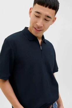 Jack & Jones Poloshirt jjeAustin Zip Polo SS