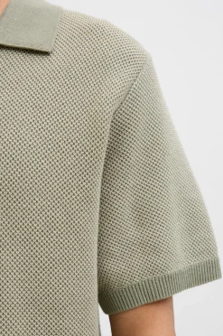 Jack & Jones Poloshirt jprcCeaston Knit Split Neck SS SN