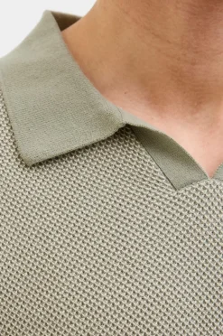 Jack & Jones Poloshirt jprcCeaston Knit Split Neck SS SN