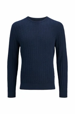 Jack & Jones Pullover jjeEmil Knit Cable Crew Neck