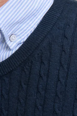 Jack & Jones Pullover jjeEmil Knit Cable Crew Neck