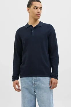 Jack & Jones Pullover jjeGeorge Knit Polo LS SN