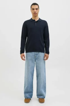 Jack & Jones Pullover jjeGeorge Knit Polo LS SN