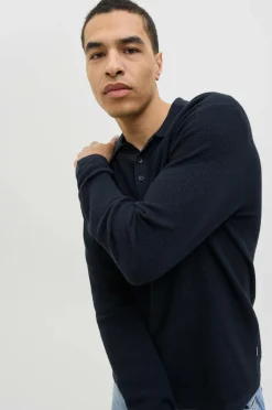 Jack & Jones Pullover jjeGeorge Knit Polo LS SN