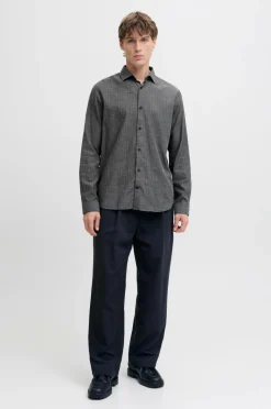 Jack & Jones Skjorte jprBlaparker Melange L/S Shirt BF S