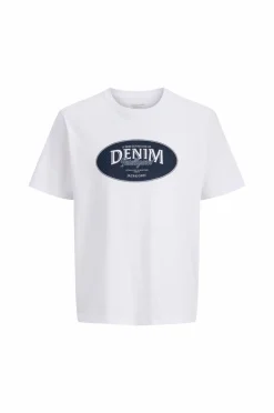 Jack & Jones T-shirt jjeDover Denim Tee SS O-neck SN Pls