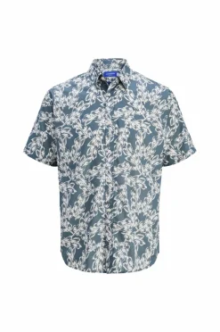Jack & Jones Junior Skjorte jorJoshua Split Aop Shirt SS Jnr