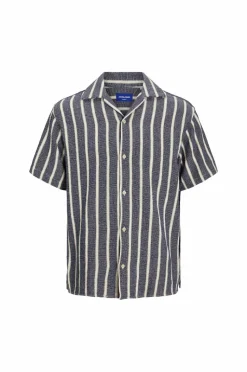 Jack & Jones Junior Skjorte jorCoba Stripe Resort Shirt SS Jnr