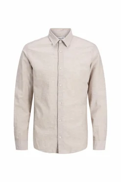 Jack & Jones Junior Skjorte jjeBreeze Linen Blend Shirt LS SN J